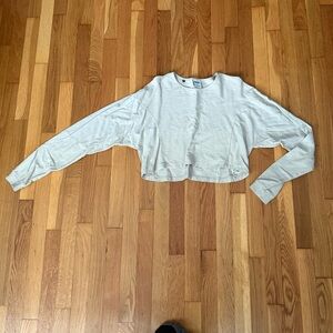 Gymshark Cream Crop Longsleeve